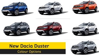 Dacia DUSTER Colour Options  Renault Duster 2022 SUVs  daciaduster duster2022 [upl. by Leunamnauj]