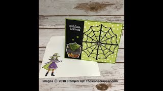 Cauldron Bubble Spider Web Card Episode 287 [upl. by Ferrand]