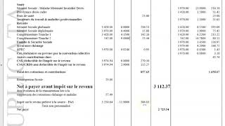 P4 Le calcul des cotisations sociales dans le bulletin de paye [upl. by Selda]