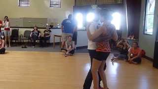 MWANGI MAINA ATLANTA INTRO INTO KIZOMBA DEMO WITH STACY SASS [upl. by Kennie]