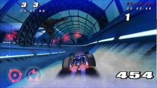 Rollcage Stage II Harpoon All Tracks Master Unity Genesis III Gameplay [upl. by Armillia]