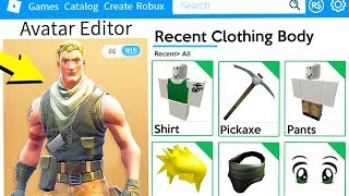 MAKING FORTNITE A ROBLOX ACCOUNT [upl. by Leler871]