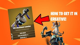 How to get the SHOCKWAVE LAUNCHER in creative Fortniteseason 6 [upl. by Necyla351]