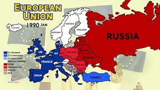 The Expansion of the European Union 19522022 [upl. by Nylia]