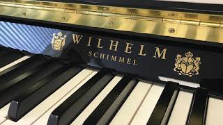 Wilhelm Schimmel W118T Upright Piano [upl. by Norvell]