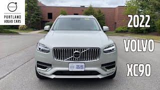 2022 Volvo XC90 T6 Inscription in Birch Light Metallic  Walkaround with Heather [upl. by Michaelina]