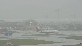 More than 200 flights canceled at HartsfieldJackson ahead of Hurricane Helene [upl. by Nanreit]