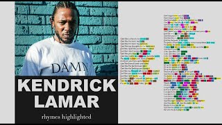 Kendrick Lamar  FEEL  Lyrics Rhymes Highlighted 162 [upl. by Otes]