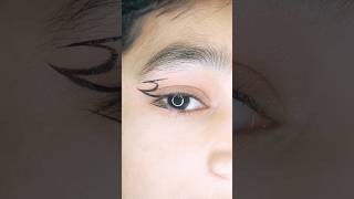 Graphics Eyeliner Hack for monolids and tapered eyelids shorts [upl. by Oyr]