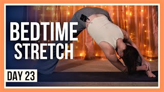 15 min Evening Yoga Flow – Day 23 BEDTIME YOGA FULL BODY [upl. by Michella]