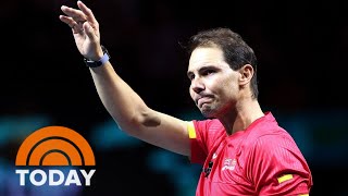 Rafael Nadal plays final match of his legendary tennis career [upl. by Cristina431]