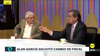 Del Castillo y Castro discutieron por investigación por lavado de activos a Alan García [upl. by Anelat103]