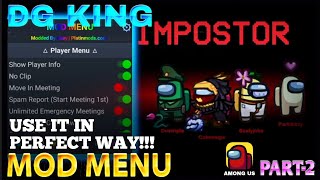 2024Among us MOD MENU –How to use itStep By Step GuideTutorialPART2 [upl. by Akkinahs]