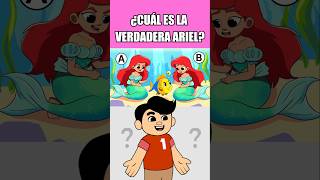 ¿CUÁL ES LA VERDADERA ARIEL quiz trivia [upl. by Filipe602]