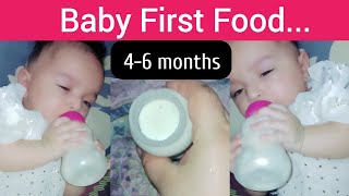 Baby First Food  Weight Gaining😍 [upl. by Moffitt822]