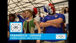 🥉 Frankreich  Ukraine  FUSSBALL  Herren Spiel um Bronze  OLYMPIA 2024 [upl. by Sterling825]