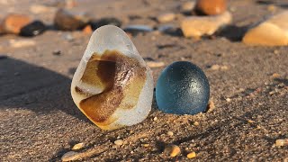 INCREDIBLE SEA GLASS HUNT Seaham Multis and bubbles [upl. by Sadirah]