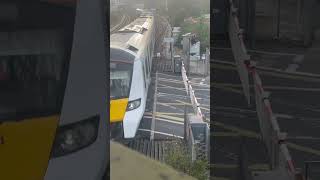 Class 700 going pass Gillingham level crossing trend train 700 trainspotting music [upl. by Steward579]