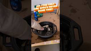 Oil Drain Pan To Clean Or Not To Clean oilchange mechanic [upl. by Bradney]