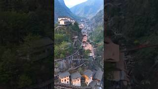 Mountains village view trending travel mountains views explore nature [upl. by Su]