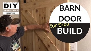 How To Build A Sliding Barn Door Simple DIY Tutorial [upl. by Beaulieu222]