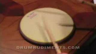 Drum Rudiments 6  Double Stroke Open Roll  DrumRudiments [upl. by Annayk]