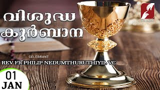 HOLY MASS LIVE  6 AM 01 JAN 2024FR PHILIP NEDUMTHURUTHIYIL VCMALAYALAM QURBANATODAYGOODNESS TV [upl. by Arturo369]