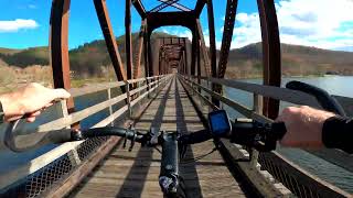 New River Stated Park Trail  Hiawasse Trestle [upl. by Dranal]