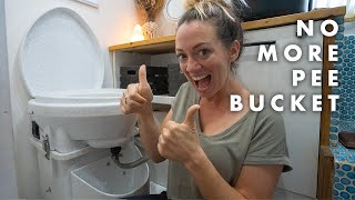 Compost Toilet Hack  DIY Urine Diverter [upl. by Lawley]