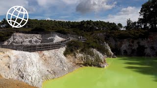 Rotorua Geothermal Area New Zealand Amazing Places 4K [upl. by Melba453]