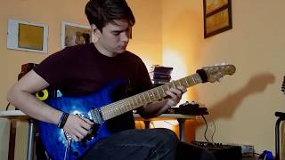 Dream Theater Untethered Angel  Guitar solo amp Unison Cover  AxeFxII  AX8 PRESET [upl. by Mcclees]