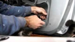 BMW 325i Door Lock Actuator Removal amp Installation [upl. by Gillan]