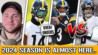 Steelers 2024 Player Props amp Predictions  Steelers x Falcons Week 1 Preview [upl. by Angus]