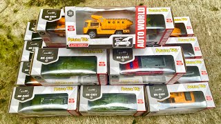 UNBOXING DIECAST MOBIL KONTRUKSI TRUCK  EXCAVATOR  BULLDOZER  MOBIL DAMKAR [upl. by Denise162]