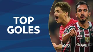 TOP GOLES DE CONMEBOL SUDAMERICANA Y CONMEBOL LIBERTADORES 2024  IDA  CUARTOS DE FINAL [upl. by Katerine]