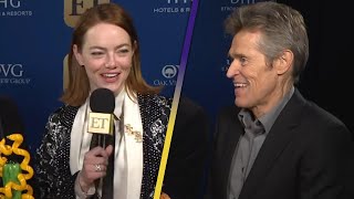 Emma Stone and Willem Dafoe on If They’d Ever Return to SpiderMan Universe Exclusive [upl. by Byron]