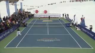 Roger Federer vs Lindsey Vonn  OFFICIAL ChocolateHeaven Event [upl. by Normy]