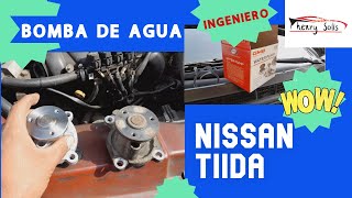 Cambio de Bomba de Agua Nissan Tiida HR16 [upl. by Nnasor]