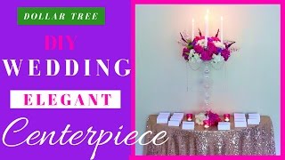 DIY Wedding Decoration Ideas  Dollar Tree Candelabra Centerpiece [upl. by Red]