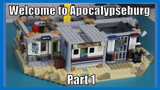 Welcome to Apocalypseburg  LEGO Set build  Part 1 [upl. by Hogle271]