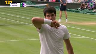 Carlos Alcaraz vs Novak Djokovic  The Final Game  Wimbledon 2023 [upl. by Peppy]