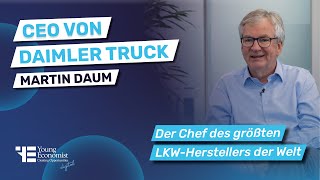 Young Economist mit Martin Daum CEO von Daimler Truck [upl. by Ydnyl]