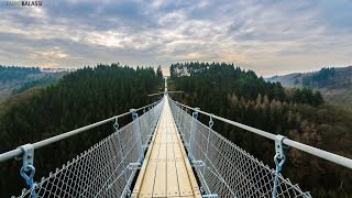 Geierlay  Hängeseilbrücke  Germany [upl. by Largent]