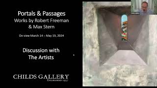 Artist Talk with Robert Freeman and Max Stern [upl. by Ozne]