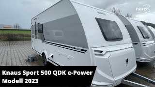 Knaus Sport 500 QDK ePower Modell 2023 [upl. by Norb]