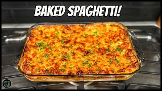 Baked Spaghetti Recipe The Best and Easiest Recipe [upl. by Nauqyt420]