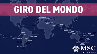 Giro del mondo con MSC Crociere  Planet Cruise – IT [upl. by Madel]