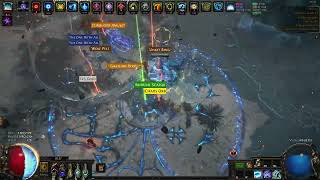 PoE 325 Templar Ice Nova of Frostbolt Rogue Exiles 8 Mod Glacier Farm 40x Giant [upl. by Idnas]