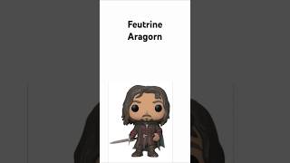 Personnage en feutrine Aragorn leseigneurdesanneaux [upl. by Miarzim215]