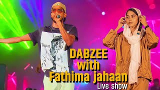 Dabzee With Fathima Jahaan Live Show [upl. by Ozan]